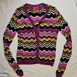 Missoni for Target Chevron Button Up Cardigan Women's XS